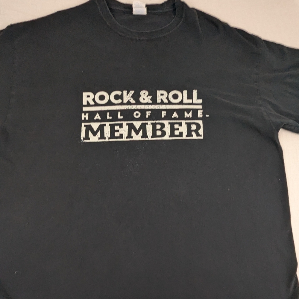 Rock & Roll Hall Of Fame Member Black T-shirt Size 2X